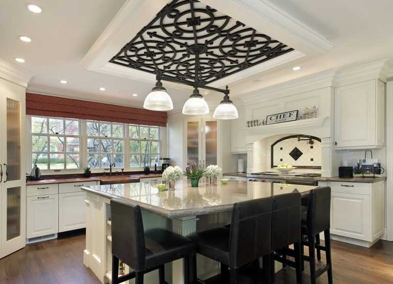 residential home decor with ceilling grilles